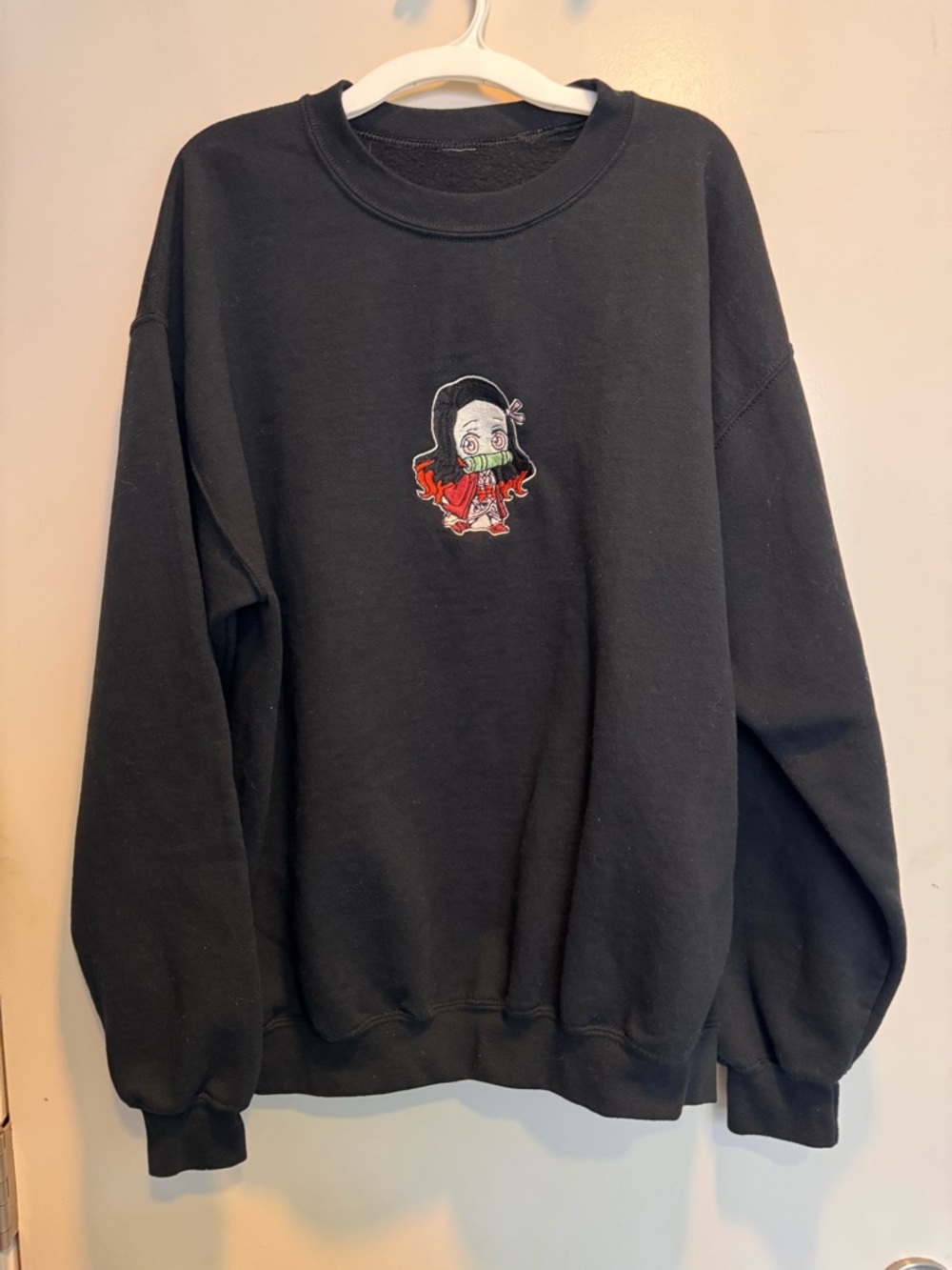 Demon Slayer Nezuko Black Crewneck Sweatshirt